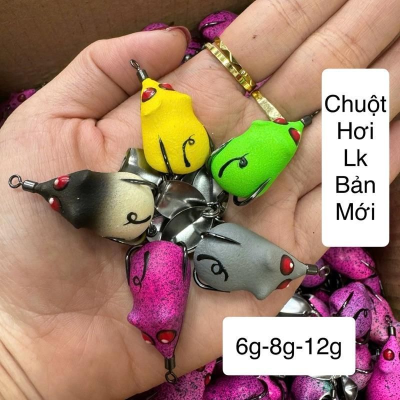 Nhái hơi LK HOÀ phiên bản mới 2 thìa xoay thu hút cá (chính hãng LK Hòa)