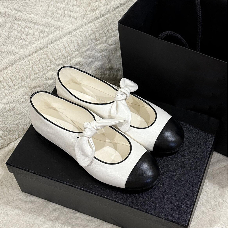 Sheepskin2025Shallow Mary Jane shoes for women, cute bow flat shoes, vintage small leather shoes