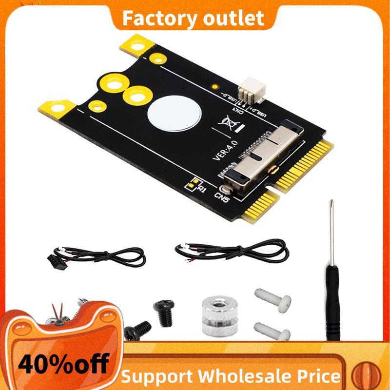 Phiên Bản Nâng Cấp Mini PCIe (MPCIe) Bộ Chuyển Đổi Bảng 12 + 6 Chân Thẻ WiFi Sang Mini PCI-E Cho Bro