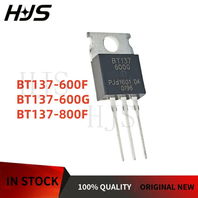10 CHIẾC BT137 600 BT137-600F BT137-600G BT137 800 BT137-800F TO-220 Transistor Còn hàng mos trong k