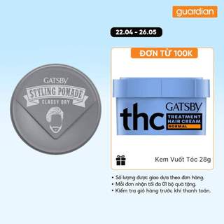 Wax Tạo Kiểu Tóc Styling Pomade Classy Dry Gatsby 75Gr