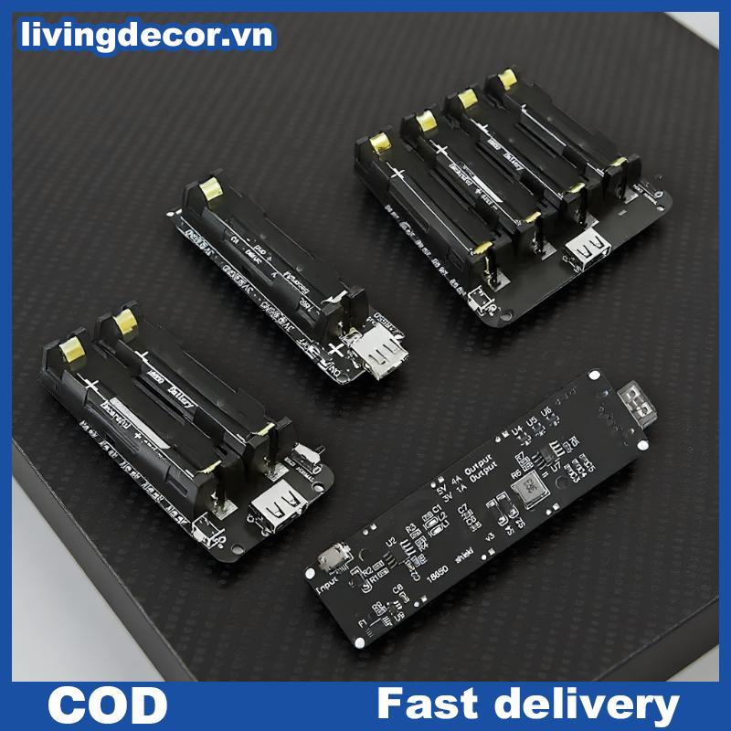 Giá đỡ pin LIDE 18650 với mô-đun sạc USB 5V / 2A 3V / 1A cho Raspberry Pi.