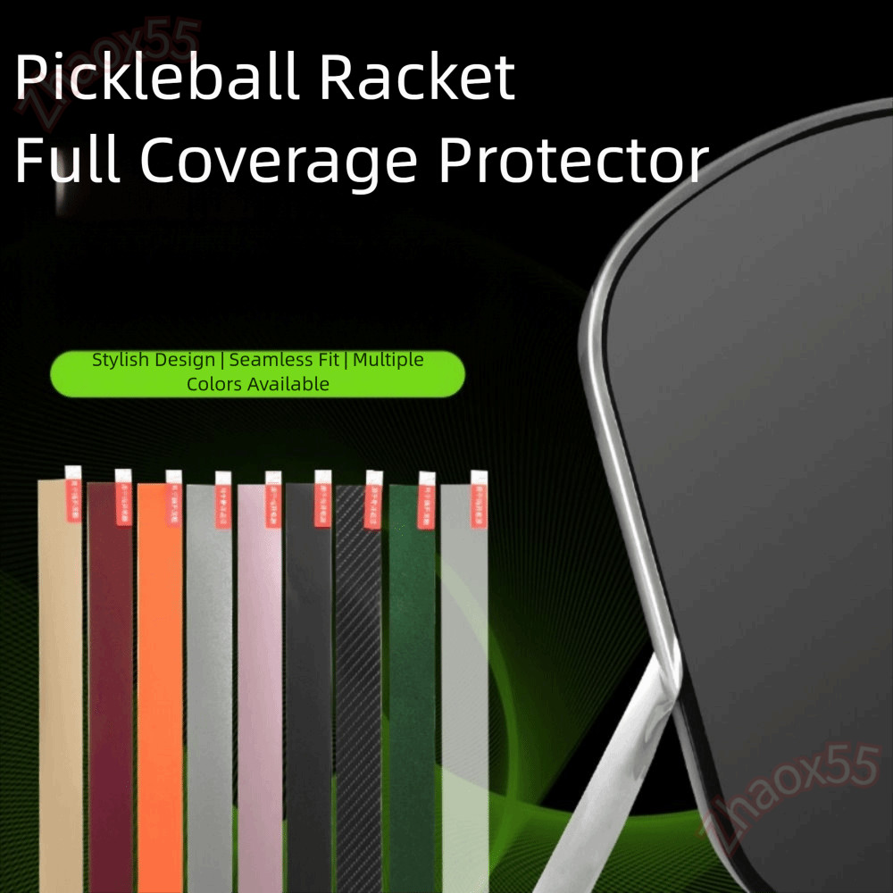 Nhãn dán bảo vệ vợt Pickleball ZHAOX - Băng dính sơn chống bong tróc, bảo vệ và tăng cường độ bền củ