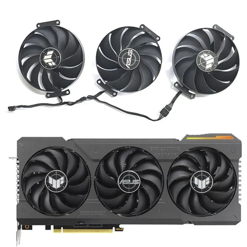 Dành Cho Asus TUF-RTX4070 4070 TI 12G-GAMING card Đồ Họa Làm Mát 7PIN FD9015U12D DC 12V 0.55A RTX407