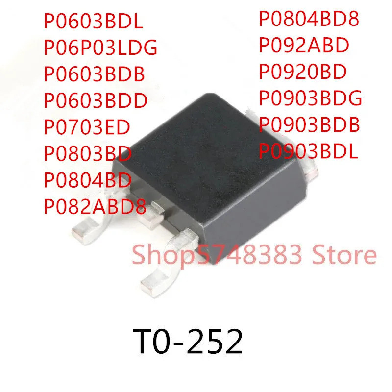 5 Chiếc P0603BDL P06P03LDG P0603BDB P0603BDD P0703ED P0803BD P0804BD P082ABD8 P0804BD8 P092ABD P0920
