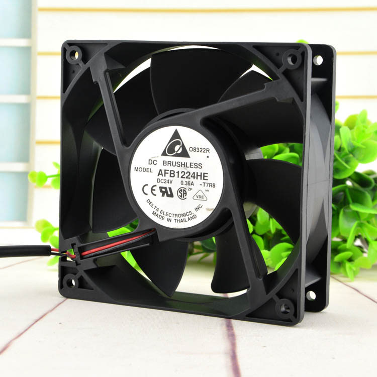 DELTA DELTA 12cm 24V 0,36A Quạt máy hàn điện biến tần hai bóng AFB1224HE