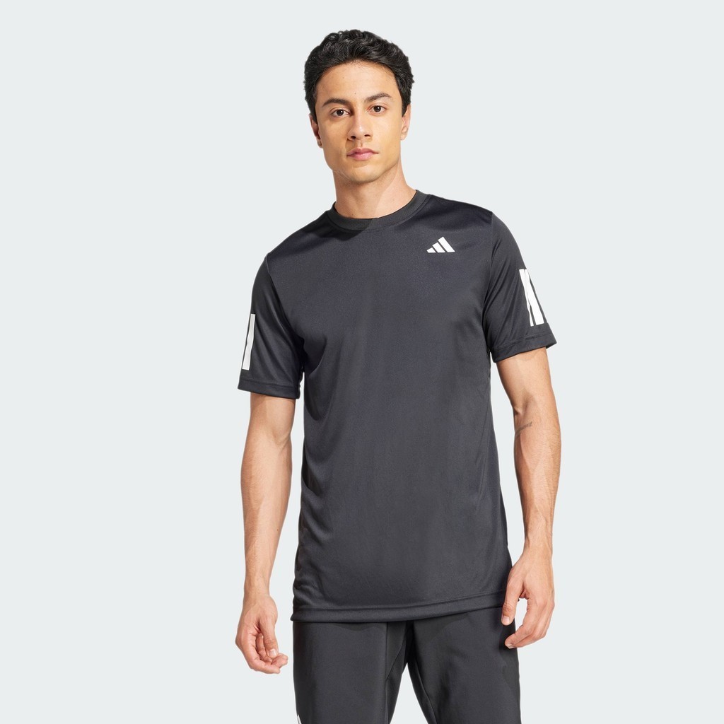 adidas Tennis & Padel Tennis Club Tennis Climacool 3-Stripes Tee Men Black JG0978