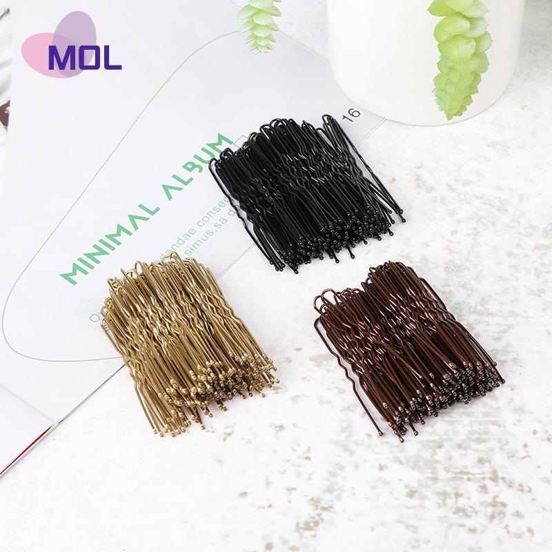 [MOL] 50 cái/bộ tóc vẫy hình chữ U kẹp tóc kẹp tóc Kẹp Salon kẹp tóc đẹp