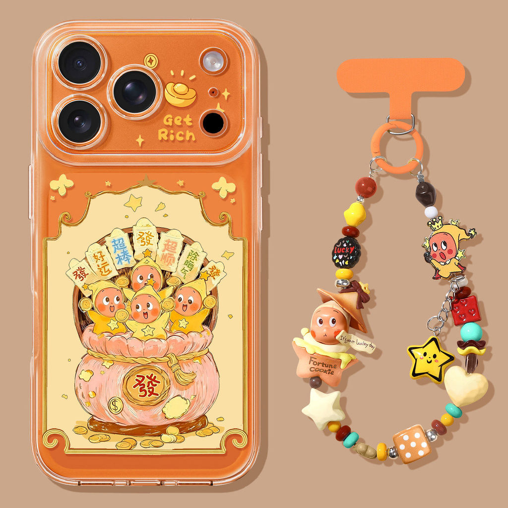 Thích hợp cho iphone17 Ốp Điện Thoại Năm Mới Apple 17promax Star Doll 16 Phong Cách Mới 13 Trong Suố