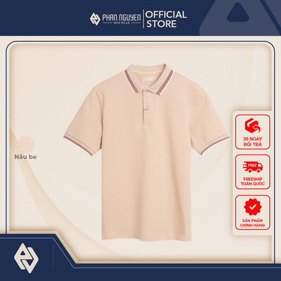 Áo polo cotton nam Phan Nguyễn, chất liệu cao cấp, mềm mại, thoáng khí, form regular fit APC.336