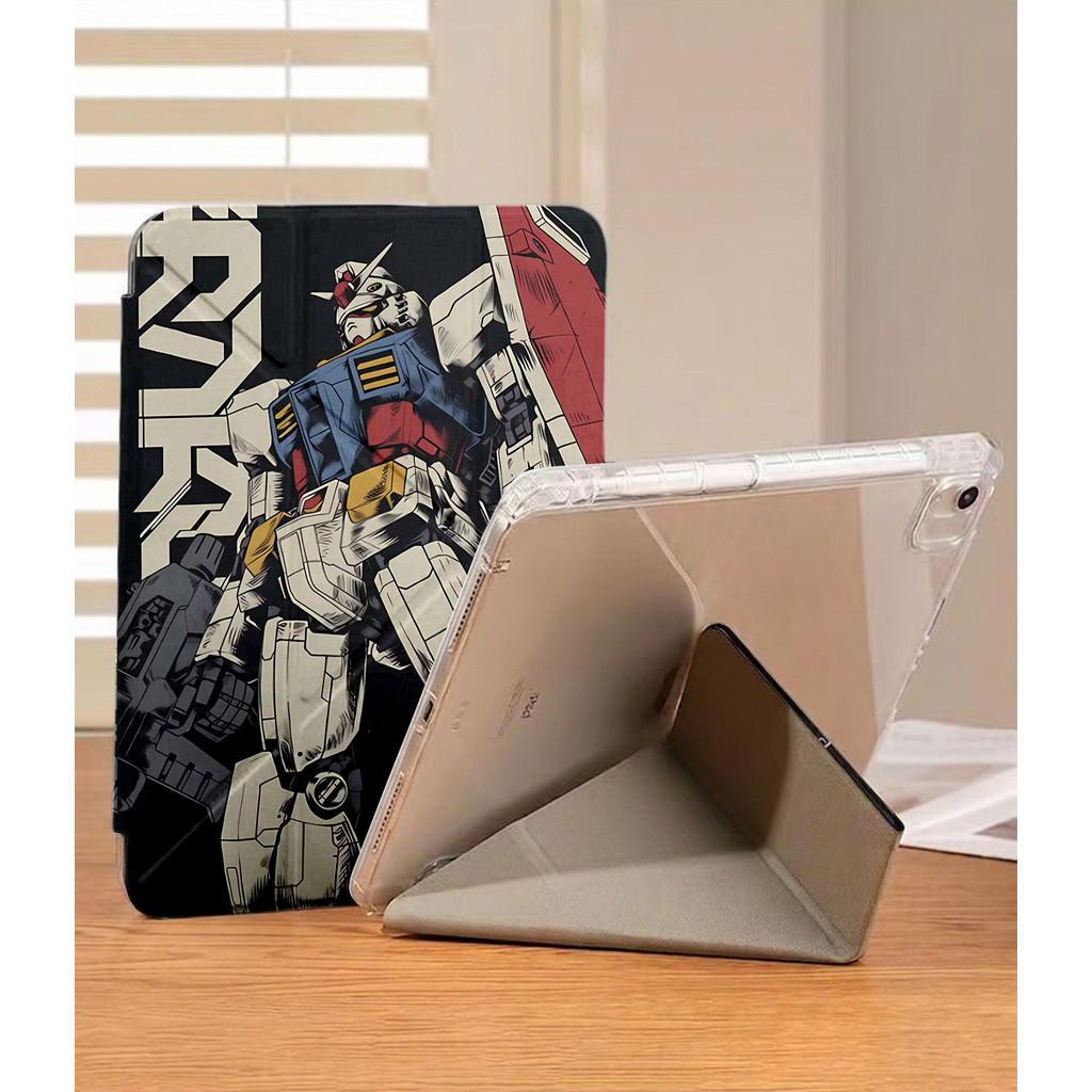 Gundam Ốp bảo vệ gập chữ Y cho iPad cho Air 4/5/6/7/8 M3 M4 A16, Pro 11 M4  Chống sốc ipad case