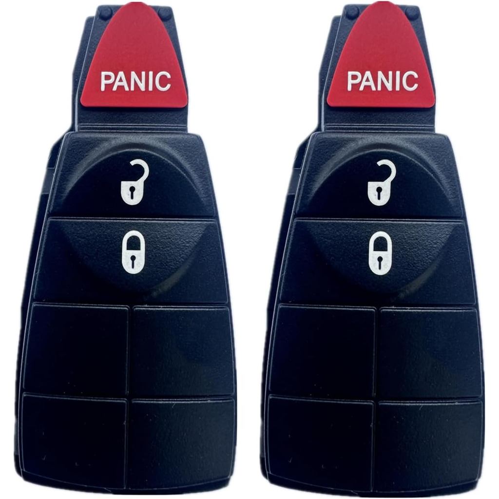 KAWIHEN Keyless Entry Remote Key Fob Skin Thay thế cho Chrysler Town và Country Dodge Durango Grand 