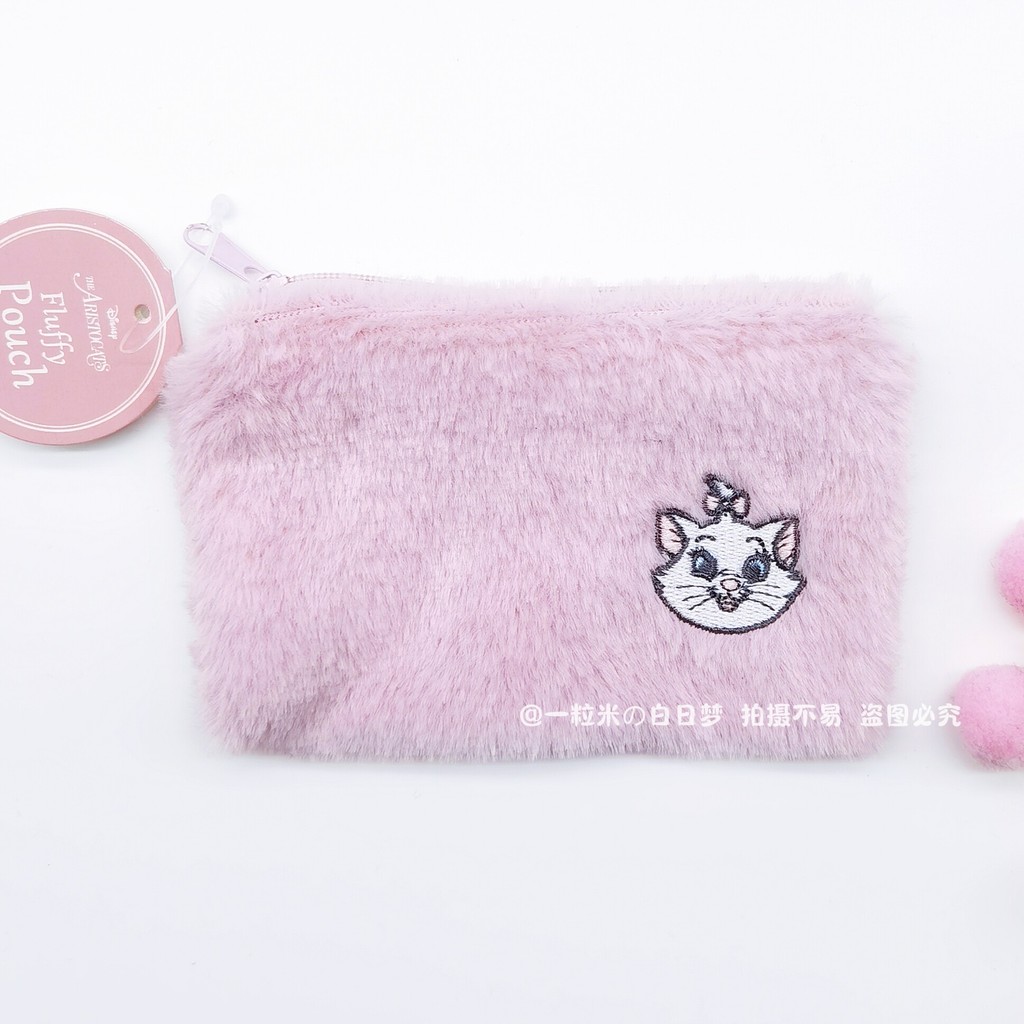 ((38 Yuan Miễn Phí Vận Chuyển) Nhật Bản Limited Daigou Disney Mary Cat Chip 'n' Titi Túi Dây Kéo San