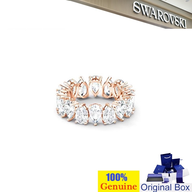 Swarovski Rings Swarovski STOCK Crystal Rings Silver Rings Diamond Jewelry Rings Stackable Rings Dia