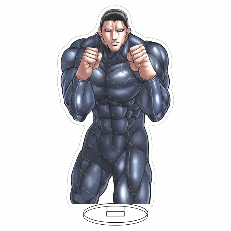 Standee anime Kengan Ashura Đấu Sĩ Kengan Tokita Ohma Kanoh Agito mô hình mica trưng bày trang trí b