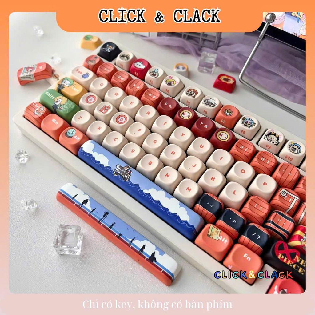 Keycap One Piece - MOA Profile - PBT dyesub cao cấp cho phím cơ 137 phím | BigBuy360 - bigbuy360.vn