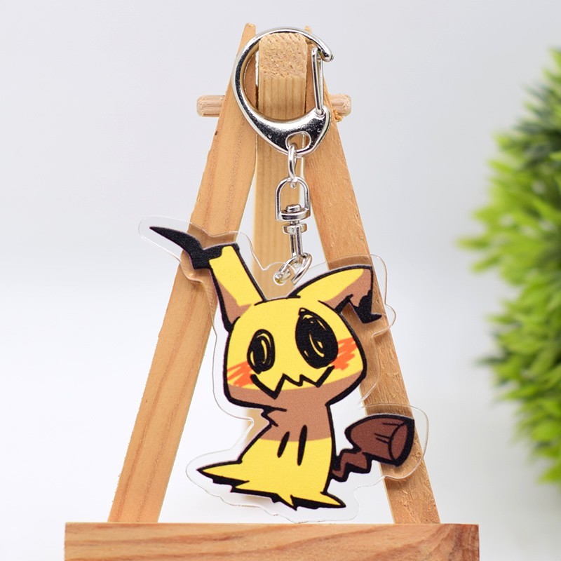 Pokemon Mimikyu Gengar Lucario Acrylic Keychain