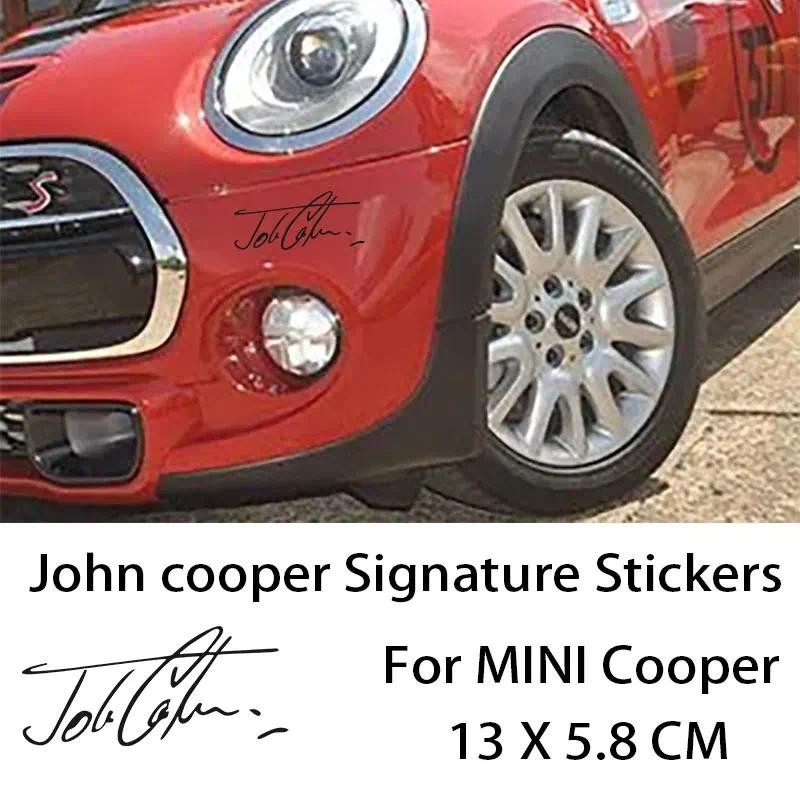 John Cooper Chữ Ký Dán JCW Hoạt Động Cho Xe BMW MINI Cooper Nội Thất Ngoại Thất Viền Trang Trí Xe Dá