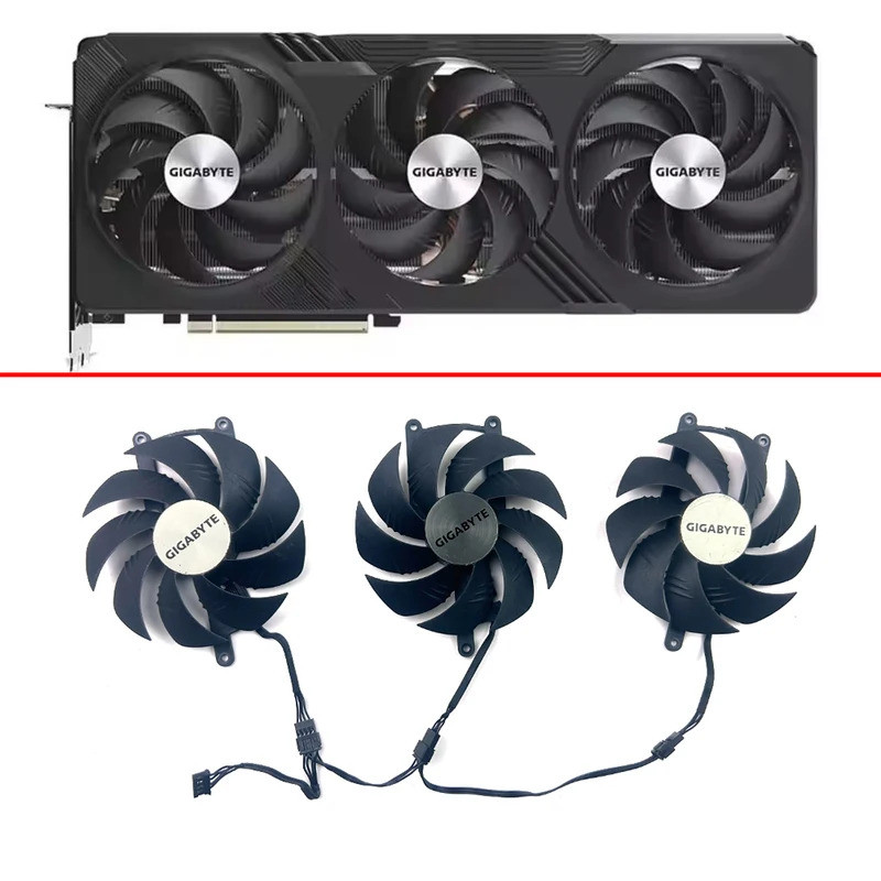 Quạt Làm Mát MỚI RX 7900 XTX GPU QUẠT Cho Gigabyte Radeon RX 7900 XTX GAMING RTX4070 4060 Quạt card 