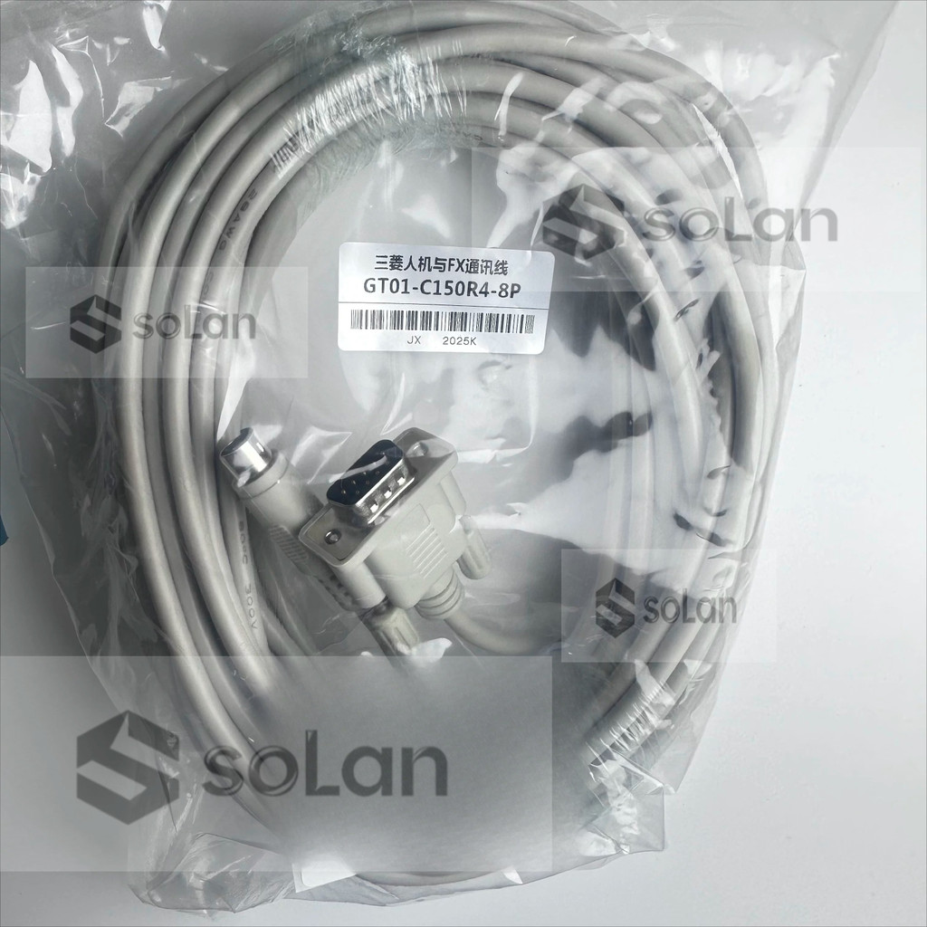 Màn hình cảm ứng Mitsubishi và cáp giao tiếp FX GT01-C30R4-8P C50R4 C100R4 9 cho miệng tròn