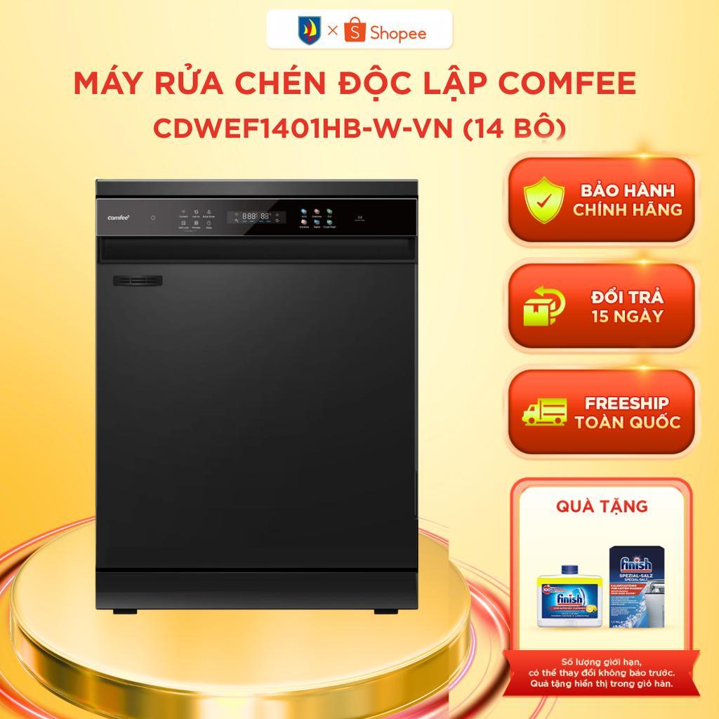 Máy rửa chén độc lập Comfee CDWEF1401HB-W-VN (14 bộ) - Bảo hành 24 tháng