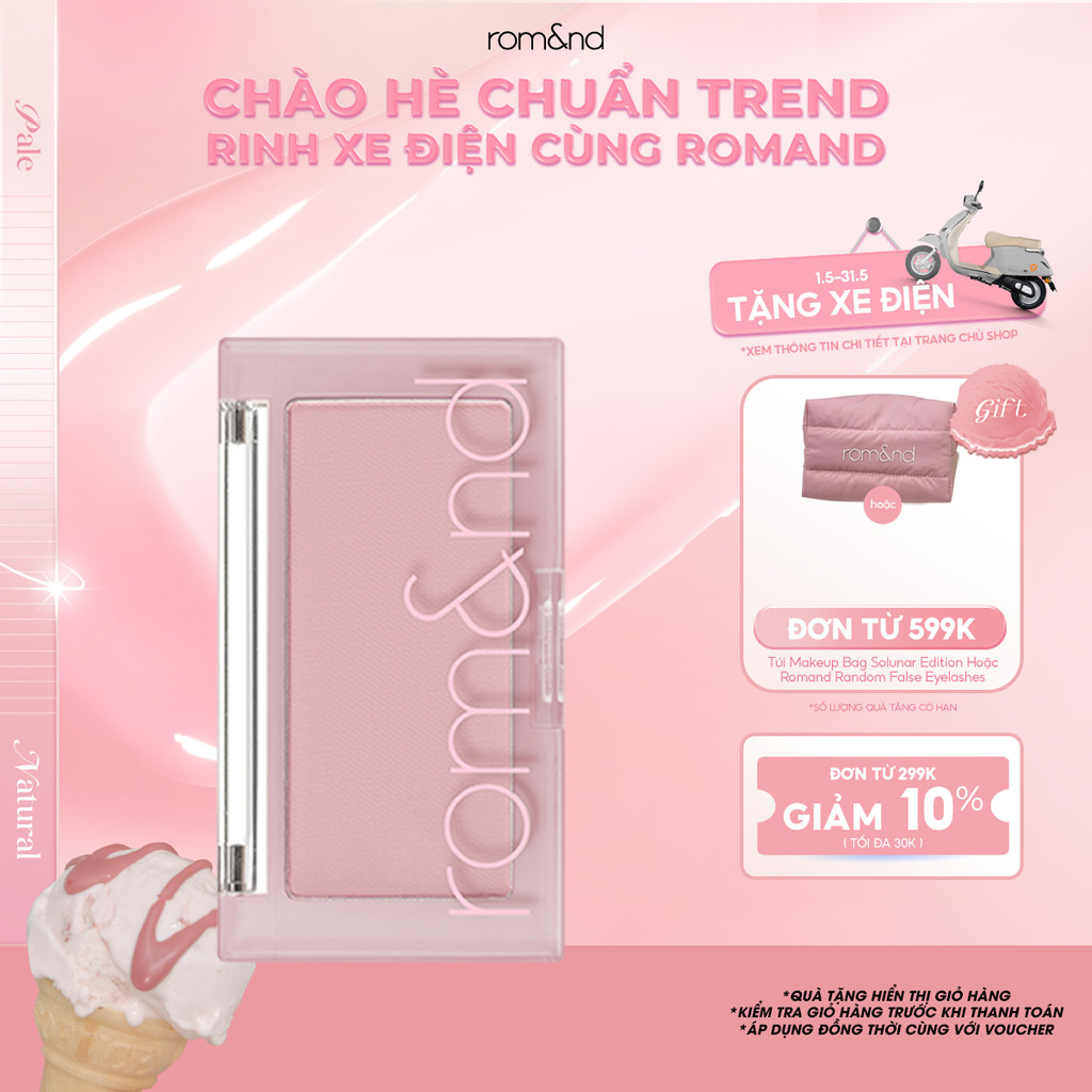 [Rom&nd] Phấn má hồng ngọt ngào Hàn Quốc Romand Better Than Cheek 3.8g
