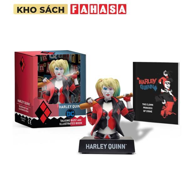 Sách ngoại văn: Harley Quinn Talking Figure And Illustrated Book