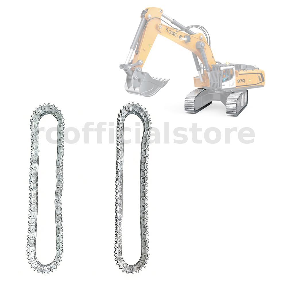 Máy xúc RC YI GONG 970 520 Bộ phận chính hãng Hợp kim kẽm Đường ray 1 cặp