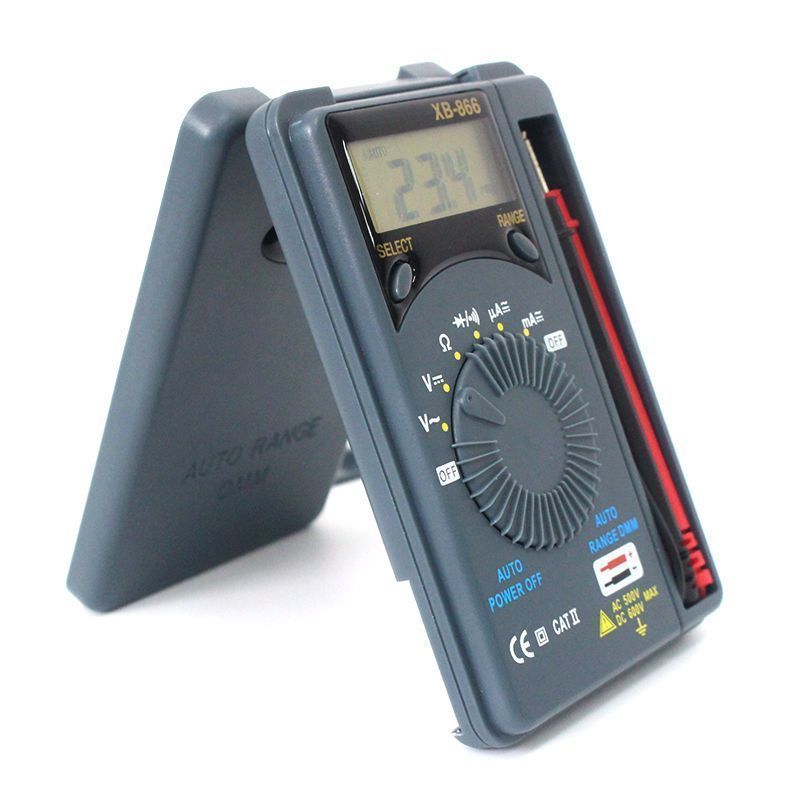 Đồng hồ vạn năng bỏ túi thẻ X XB866 Đồng hồ vạn năng di động kỹ thuật số nhỏ XB866 Phạm vi tự động