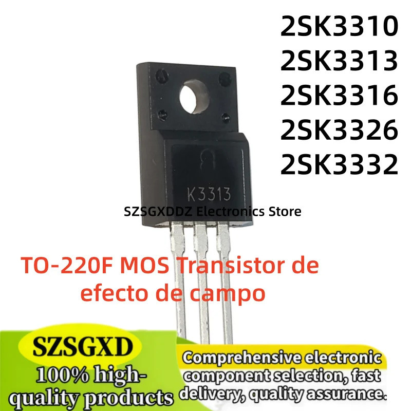 5 Chiếc 2SK310 2SK3313 2SK3316 2SK3326 2SK3332 K3310 K3313 K3316 K3326 K3332 TO-220F MOS Hiệu Ứng Tr