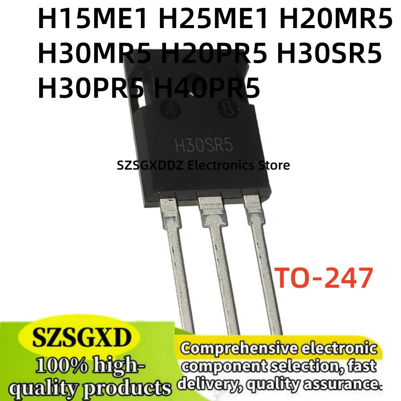 5 CÁI H15ME1 H20MR5 H20PR5 TO-247 H25ME1 H30PR5 H30MR5 H30SR5 H40PR5 IGBT ống điện cho bếp cảm ứng