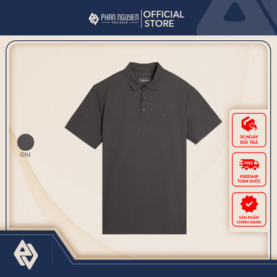 Áo polo nam Phan Nguyễn, chất liệu cao cấp, mềm mát, chống nhăn tốt, form regular fit APC.323