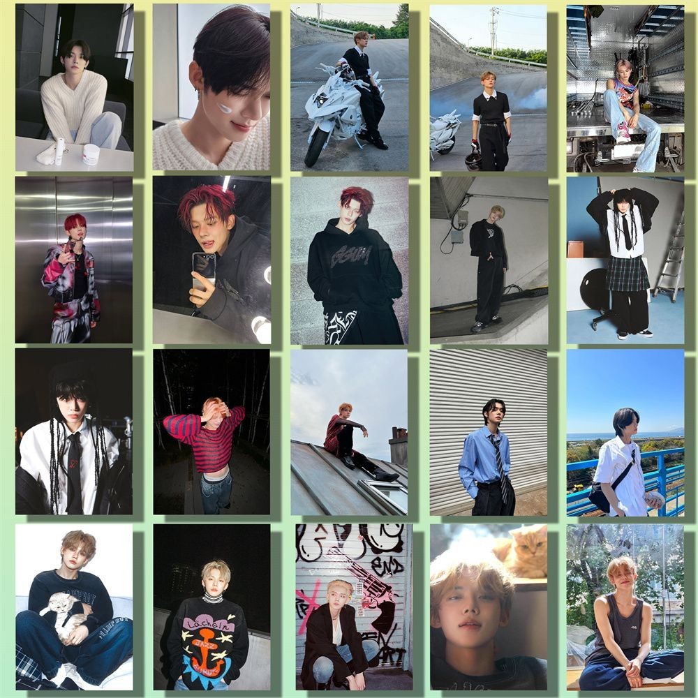 TXT Cui Ranjun Thần Tượng Poster Thần Tượng Cao Cấp Aidou Ảnh Trang Trí Tranh Quạt Phòng Dán Tường 5