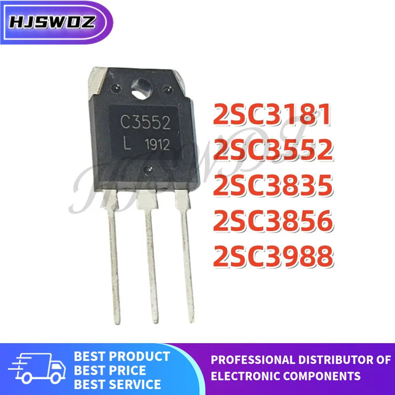 5 CHIẾC C3988 C3181 C3552 C3835 C3856 2SC3988 2SC3181 2SC3835 2SC3552 2SC3856 TO-3P mos chip ic BM4U