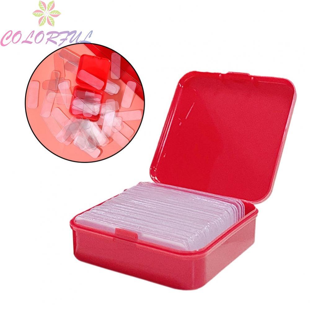 60 Pieces Double Sided Tape Strong Adhesion Easy Removal for Office and Home Use