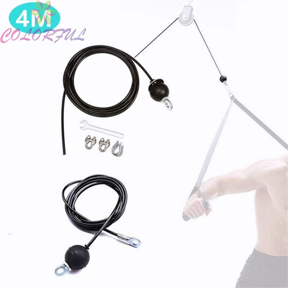 1x Adjustable Steel Wire Rope Kit For Gym And Home DIY Fitness Equipment Durable