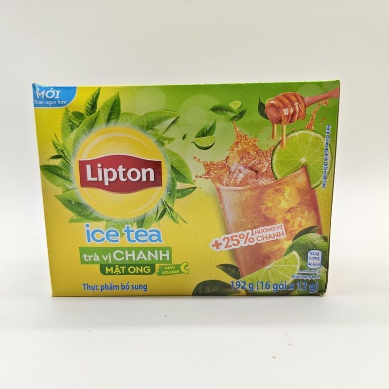 Việt Nam Lipton Lipton Lemon Black Tea 192g Iced Black Tea Instant Drink tra vi chanh 16 Gói 4 / 25 