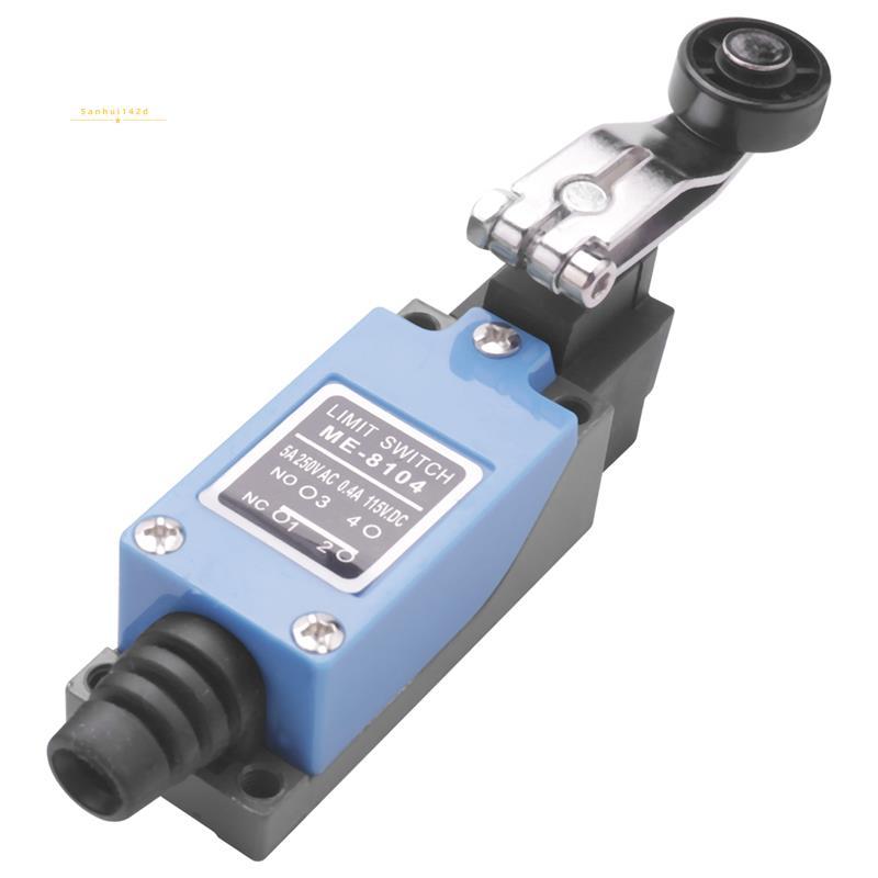 10 Chiếc ME-8104 Con Lăn Tạm Thời Loại Cánh Tay Công Tắc Giới Hạn Cho CNC Mill 5A 250V ME8104 Mini S