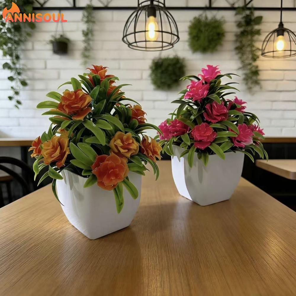 [NISO]Artificial Rose Lifelike Design Realistic Petals Realistic Leaves Fade Resistant