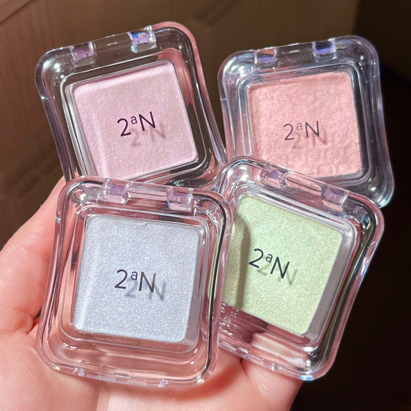 2aN Vườn Mùa Xuân Làm Sáng Bóng Mắt Đơn Sắc Nổi Bật Trong Suốt Ngọc Trai Shimmer Nằm Silkworm Làm Sá