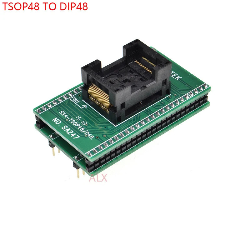 Sa247 tsop48 đến dip48 lập trình viên ổ cắm bộ chuyển đổi IC SOCKET CONVERTER chip kiểm tra tsop cho