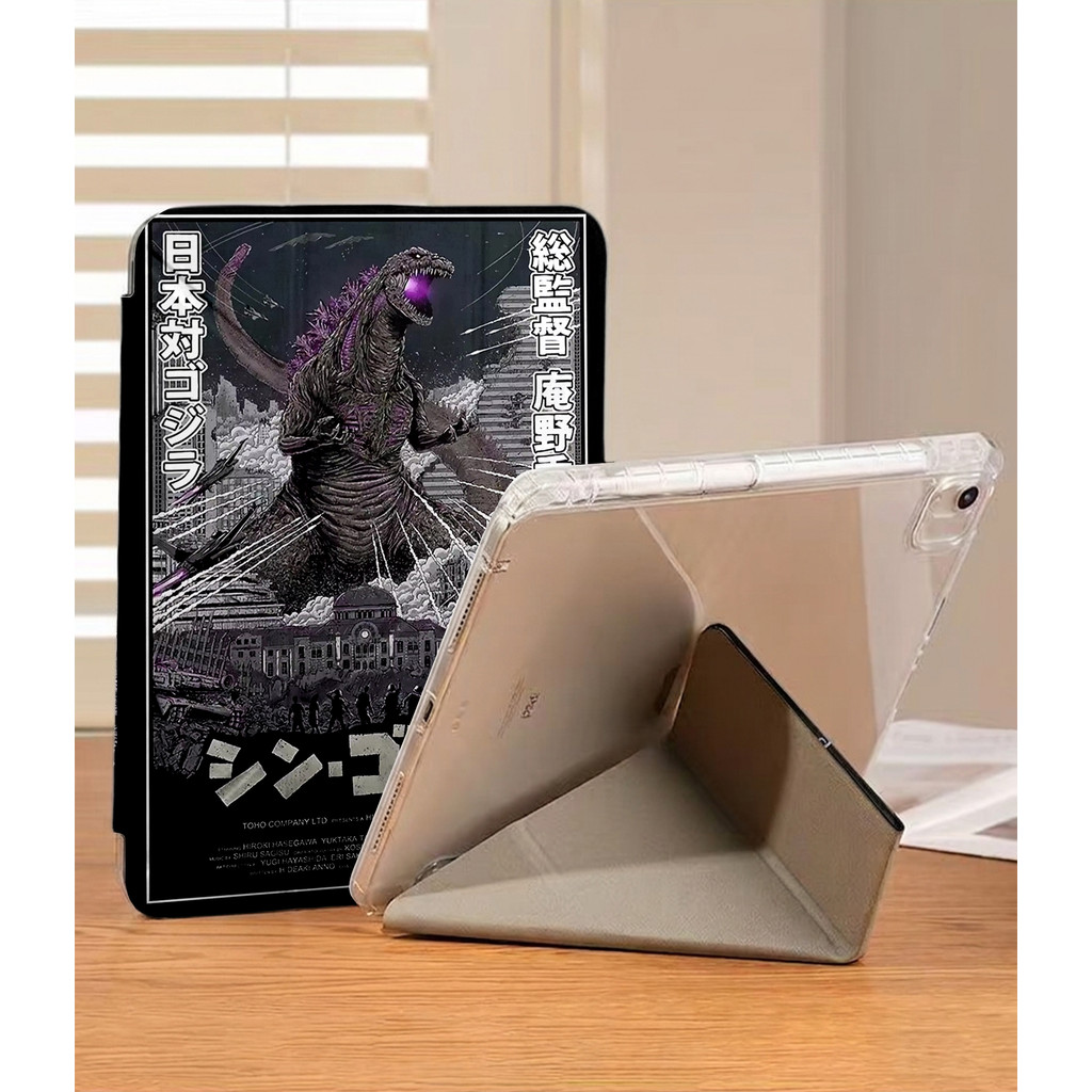 Godzilla Ốp bảo vệ gập chữ Y cho iPad cho Air 4/5/6/7/8 M3 M4 A16, Pro 11 M4  Chống sốc ipad case