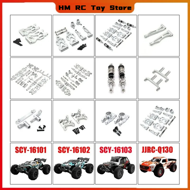 SCY 16101 16102 16103 16201 16101 Pro JJRC Q130 RC Car 1: 16 Bạc Nâng Cấp Kim Loại Phụ Tùng Model 4W