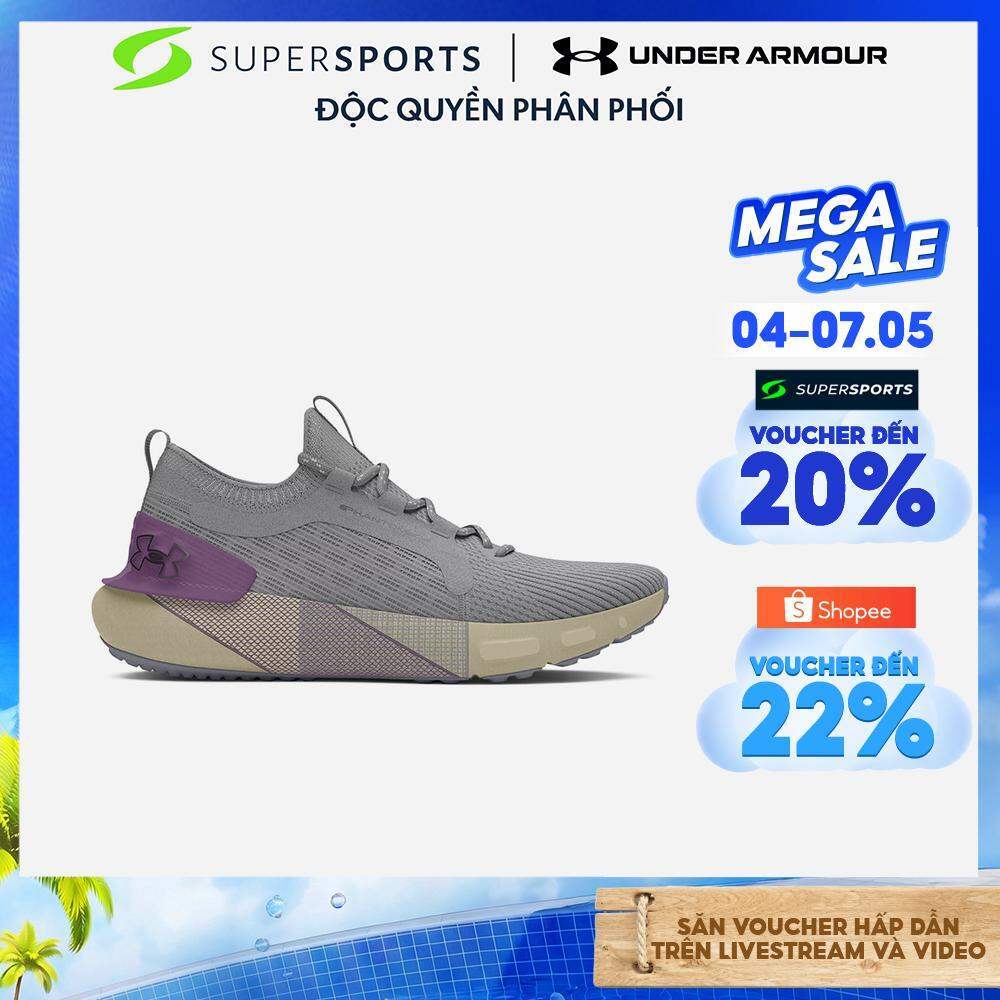 Giày Chạy Bộ Nữ Under Armour Hovr Phantom 3 Se - Xám - 3026584-104