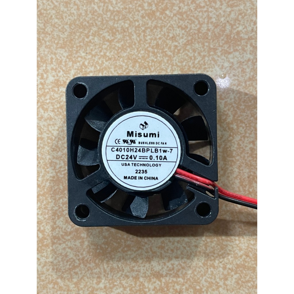 Quạt làm mát C4010H24BPLB1-7 MISUMI MISUMI 24V 0,10 A 4CM 4010