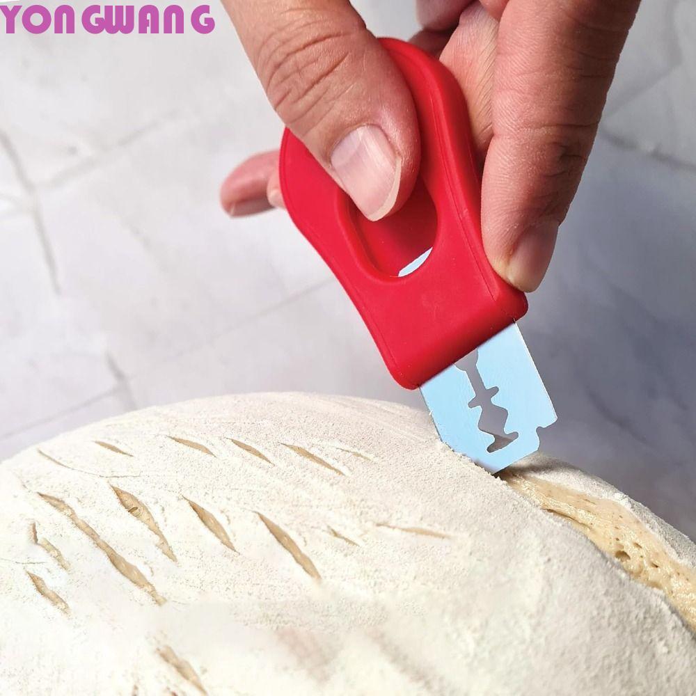YONGWANG66HR 2 chiếc Máy cắt bột chua, Máy cắt tỉa bánh mì Mini có thể mở rộng, Dụng cụ làm bánh từ 