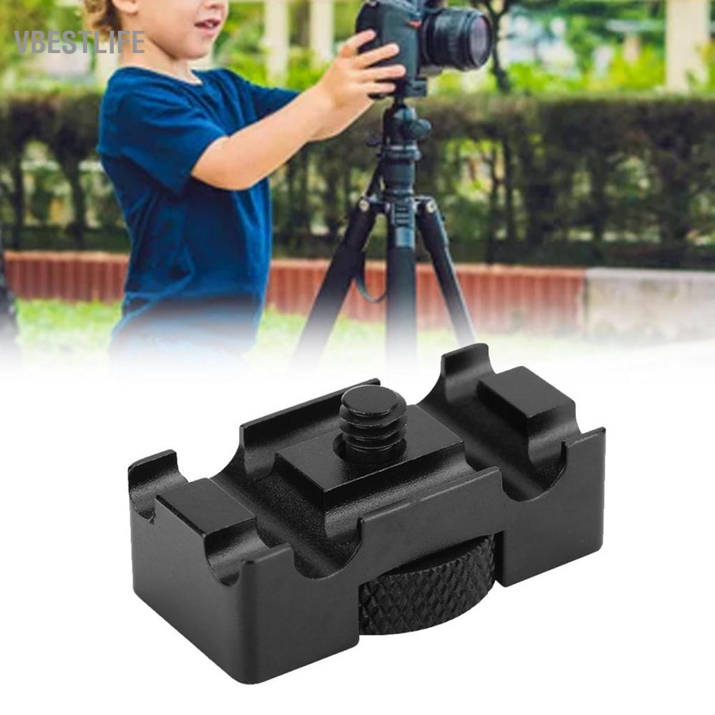 VBESTLIFE Kẹp Khóa Cáp Hai Rãnh 1/4Inch Ngón Tay Cái Vít Bảo Vệ Camera Cho Follow Focus Armor Cage