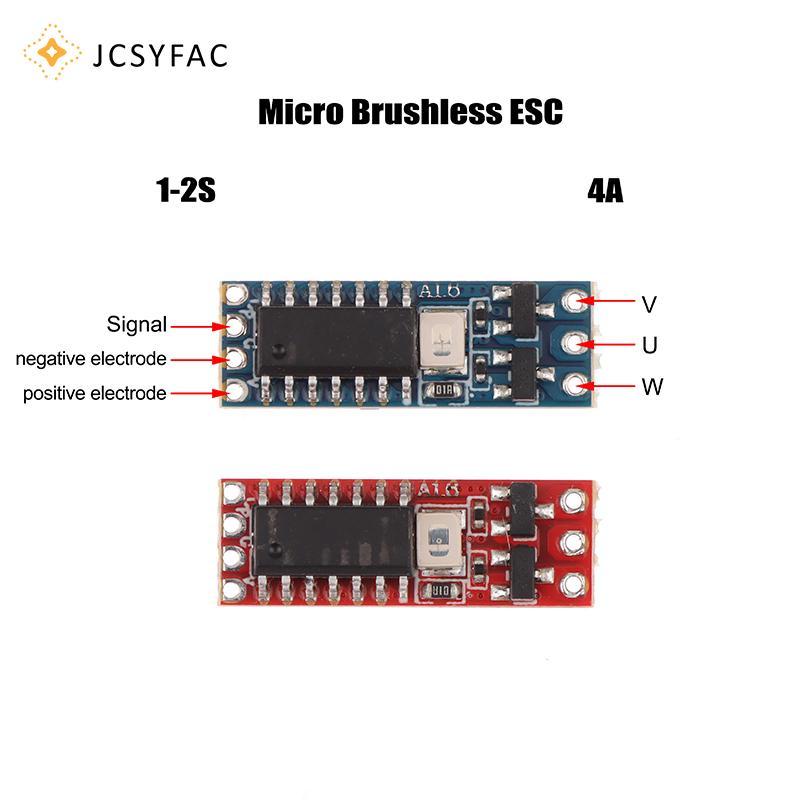 JCSYFAC 1S-2S DC 3.7V 8.4V 4A Micro Brushless Motor Driver Board Điện Điều Chỉnh Ổ Đĩa Cho 1104 1106