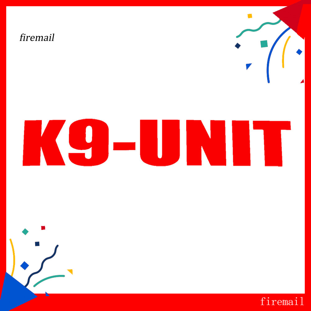 [FM] K9-Unit Xe Kiểu Dáng Thân Xe Cửa Sổ Phản Quang Đề Can Dán Trang Trí