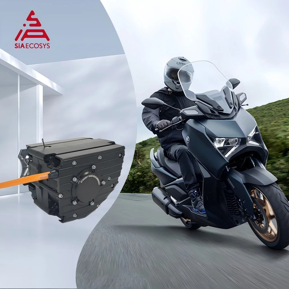 QS MOTOR QS165 3500W 72V 30H V3 với Bộ mã hóa hộp số 1: 2,35 PMSM Động cơ truyền động giữa